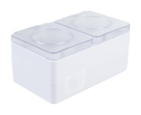 Двойная розетка Schneider Electric AtlasDesign PROFI IP54 открытой установки с заземлением со шторками 16А 250B ATN540126 – изображение 3