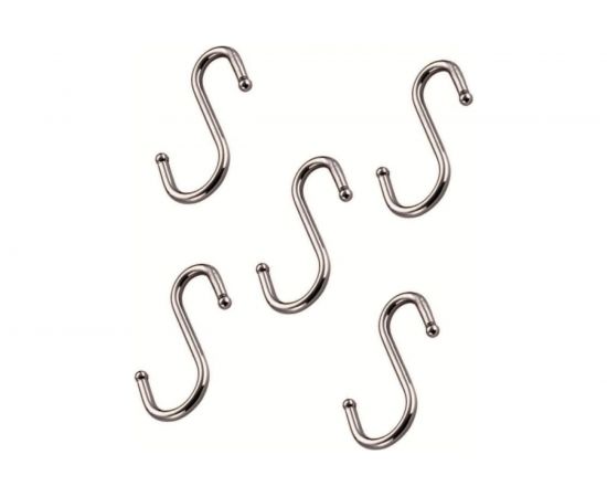 Набор одинарных крючков из 5 шт Delphinium S-hooks АЕ-414/5pcs 101073 – изображение 3