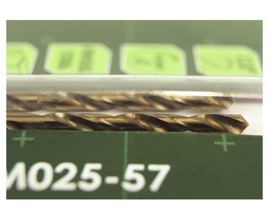 Сверло по металлу Кобальт (2 шт; 2.5х57 мм) БОЕКОМПЛЕКТ B1055-M025-57 – изображение 3