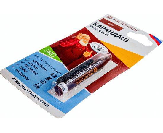 Мебельный карандаш Мастер Сити (блистер; орех) 2031615 – изображение 4