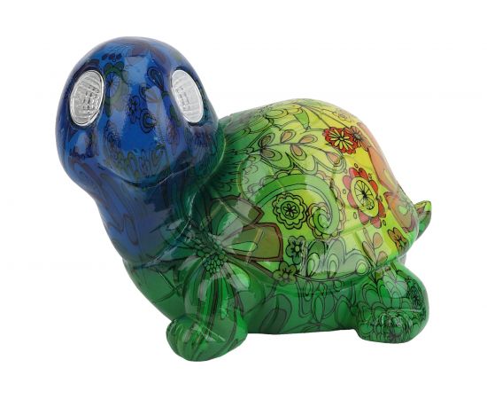 Садовый светильник на солнечной батарее ЭРА ERAFYS01-06 Черепаха, полистоун, 13 см Б0038499 