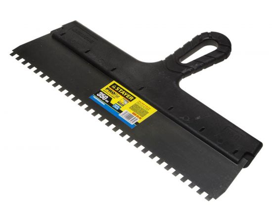 Шпатель нержавеющий зубчатый Stayer 350 мм 1009-35-06 