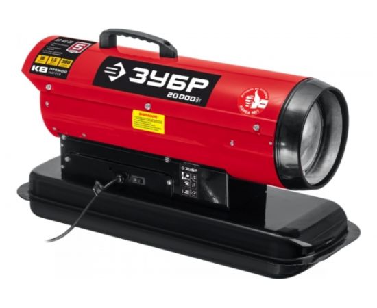Дизельная тепловая пушка ЗУБР 20 кВт, прямой нагрев ДП-К8-20 