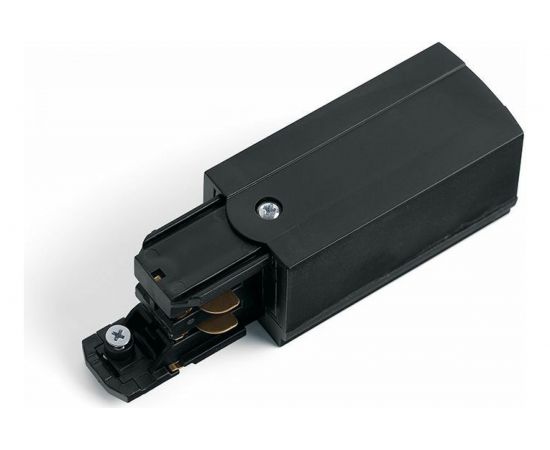 Коннектор для трехфазного шинопровода ЭРА STR-30-B-CN-PL типа PL кабельный ввод лев. черн, Б0049740 