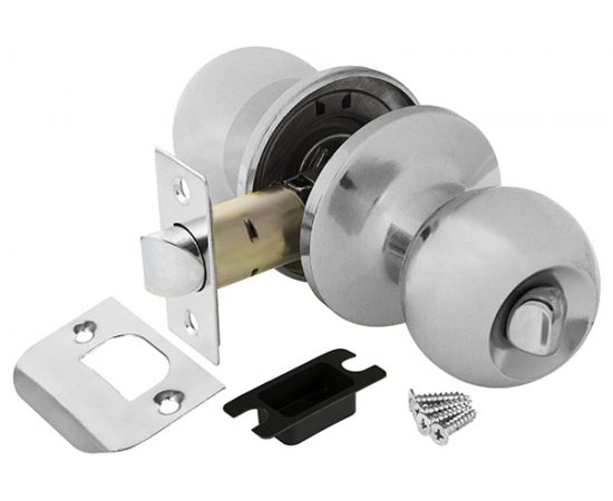 Ручка защелка AJAX 6082 CP-B фик. хром 39525 