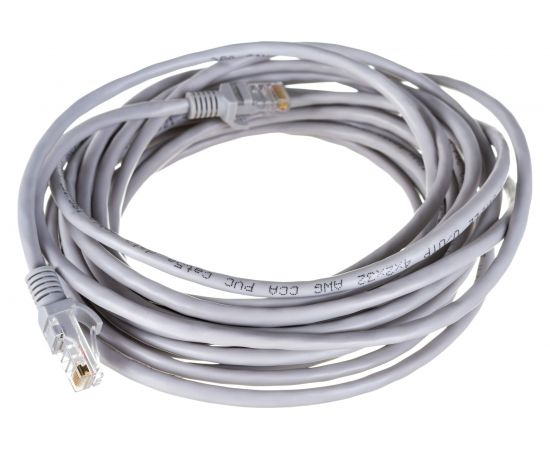 Патч-корд ЭРА Simple PC-7U-A U/UTP категория 5e, длина 7 метров, неэкранированный, серый, Б0051375 