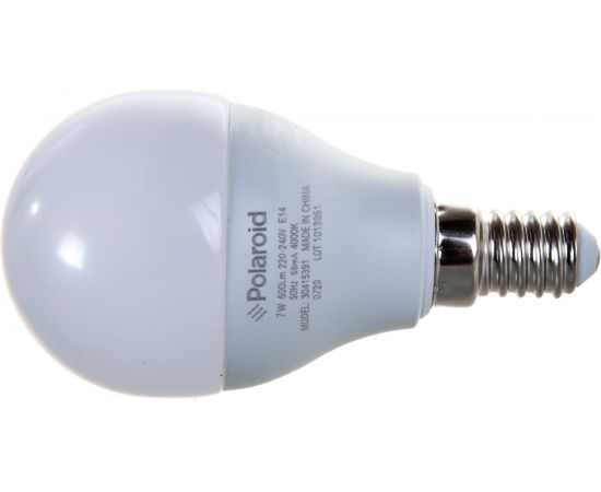 Светодиодная лампа Polaroid 220V G45 7W 4000K E14 600lm PL-G457144 
