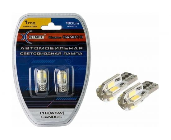 Автомобильная лампа XENITE CAN 810 12 В, Т10/W5W, 180 Лм, 2 шт. 1009414 