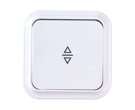 Выключатель Bylectrica 1-клавишный открытая установка, 6А перекрестный IP54, серия ПРАЛЕСКА АКВА, белый, А6/2 10-872 – изображение 2