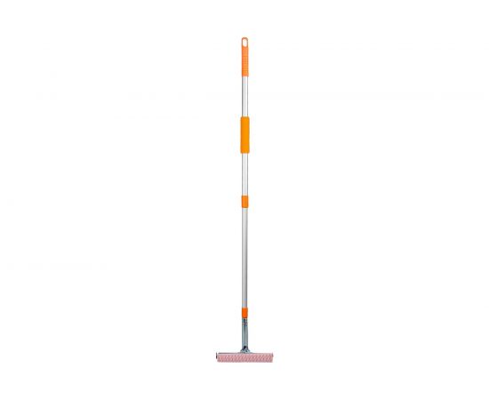 Щетка для мытья стекол Airline AB-G-01 с телескопической ручкой, поролоном и водосгоном 130 см – изображение 2