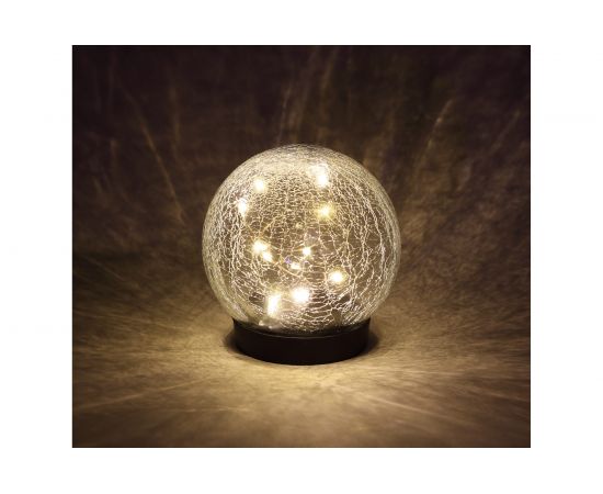 Садовый светильник ЭРА ERASF01224 Шар на солнечной батарее, 15 LED 15 Б0044232 – изображение 2