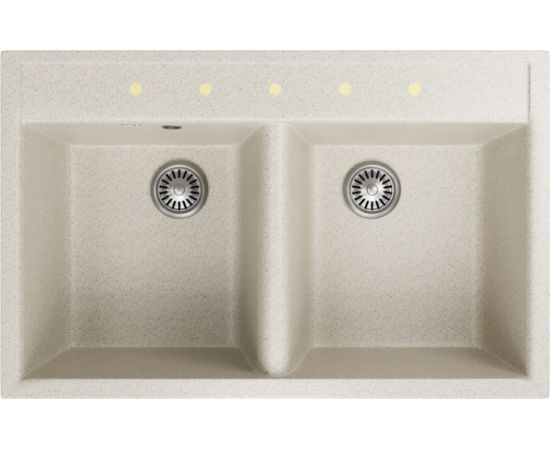 Мойка Zox 10 двухчашевая, песочная, 510x780x200 мм ZX-GM 544349 – изображение 2