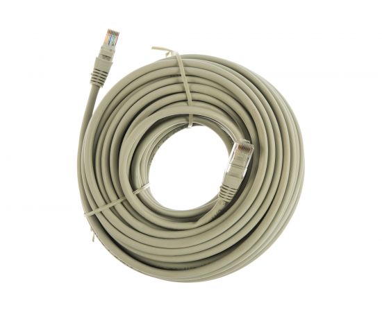 Медный патч-корд Cablexpert UTP PP10-20M кат.5e, 20м, литой, многожильный серый PP10-20M – изображение 2