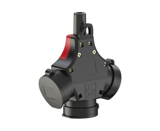 Кабельный тройник PCE 16A 250V 2P+E IP44 с резиновым корпусом 25311-s – изображение 2