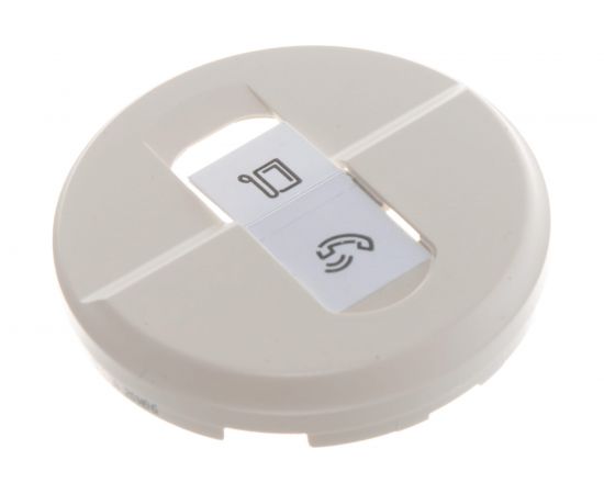 Накладка для одинарной компьютерной розетки Legrand Celiane Бежевый 66235 – изображение 3