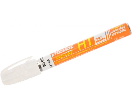 Термостойкий маркер-краска до 1000C Markal Pro-Line HT, 3 мм, белый 97301 – изображение 3