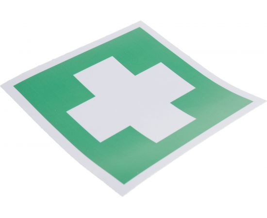 Наклейка-знак медицинского назначения REXANT Аптечка первой медицинской помощи, 100x100мм, 5шт 56-0070 – изображение 3