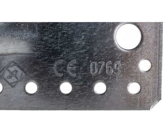 Крепежный особопрочный уголок с ребром VORMANN 90х90х65х2,5 мм, оцинкованный 70 932 000 – изображение 3