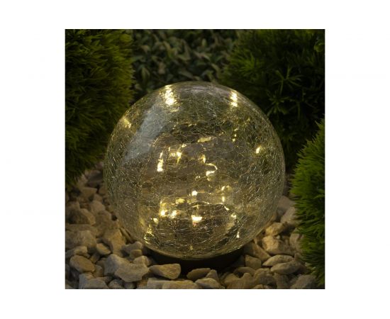 Садовый светильник ЭРА ERASF01224 Шар на солнечной батарее, 15 LED 15 Б0044232 – изображение 3