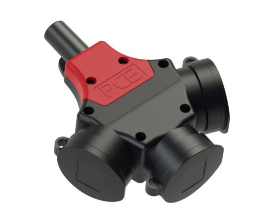 Кабельный тройник PCE 16A 250V 2P+E IP44 с резиновым корпусом 25311-s – изображение 3