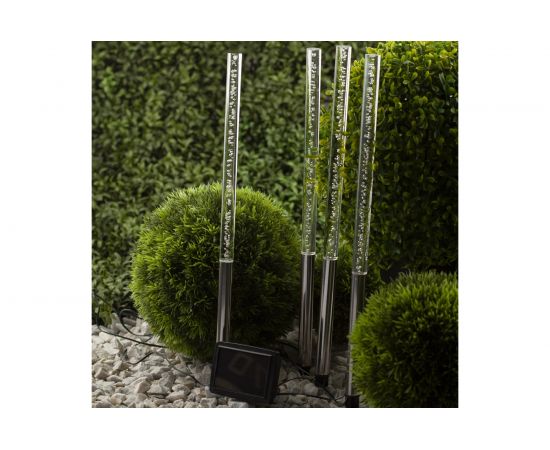 Садовый светильник ЭРА ERASF02422 Пузырьки, на солнечной батарее, 4 шт Б0044231 – изображение 3