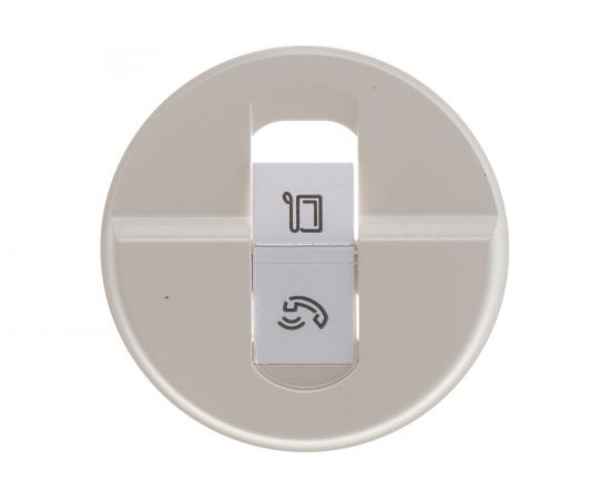 Накладка для одинарной компьютерной розетки Legrand Celiane Бежевый 66235 – изображение 4