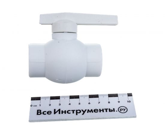 Шаровый кран VALFEX PP-R белый, 25 мм 10144025 007-7664 – изображение 4