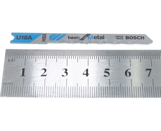 Полотно для лобзика по металлу U18A (70 мм; 21 TPI; 2 шт.) Bosch 2609256765 – изображение 4