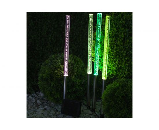 Садовый светильник ЭРА ERASF02422 Пузырьки, на солнечной батарее, 4 шт Б0044231 – изображение 4