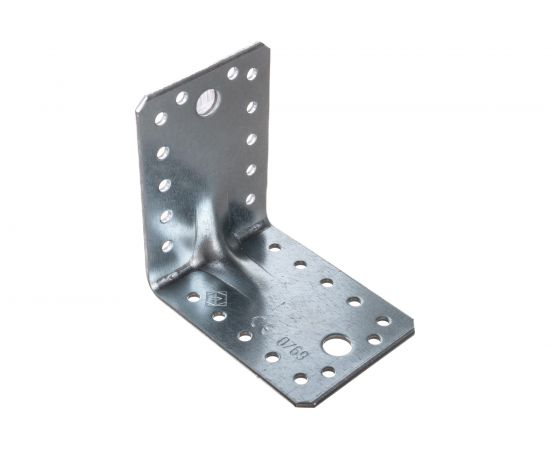 Крепежный особопрочный уголок с ребром VORMANN 90х90х65х2,5 мм, оцинкованный 70 932 000 – изображение 4
