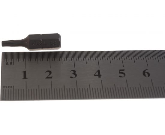 Вставка 5-гранная TORX с отверстием (TS10Hх25 мм; 1/4") JTC 1192510 – изображение 5