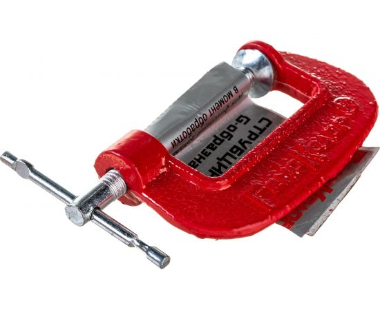 G-образная струбцина 50 мм Hobbi 44-1-050 – изображение 5