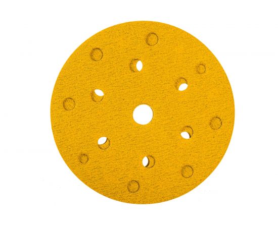Абразив на бумажной основе в кругах 15 отв D 150 Р100 набор 10 шт Schtaer 255 Abrasive paper 255Sc100 