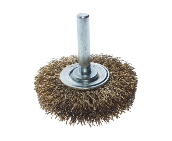 Кордщетка для дрели дисковая (латунь, 50х10 мм) JTC 5852 