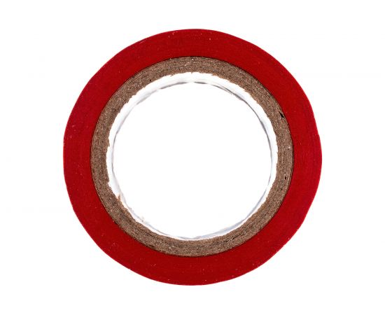 Изоляционная лента DolleX, 19 мм х 9,10 м, красная, ПВХ PVC, ET-1319RED 