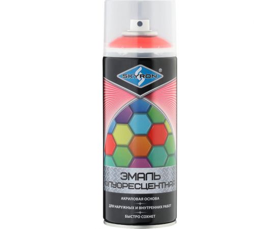 Флуоресцентная эмаль SKYRON оранжево-красная SR-54005 