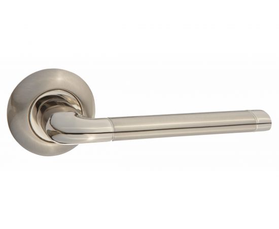 Дверная ручка (никель матовый/никель блестящий) PUERTO AL 503-08 SN/NP 
