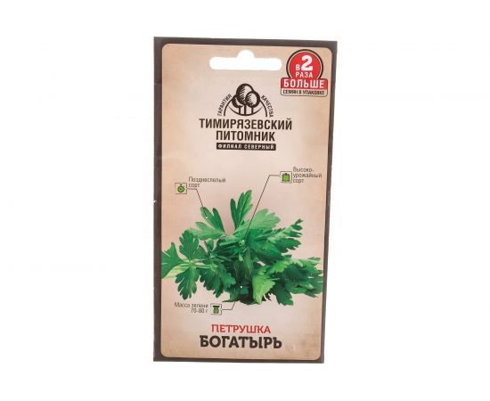 Семена Тимирязевский питомник петрушка Богатырь листовая 6 г 4630035660335 