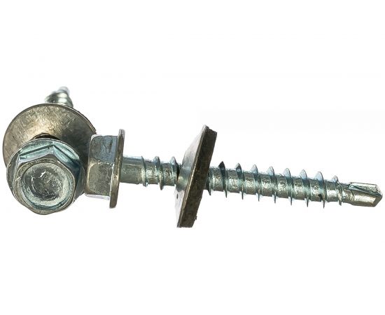 Кровельный саморез Качественный КРЕПЕЖ цинк, 4.8х35 мм, 50 шт 0200169 КЧ 