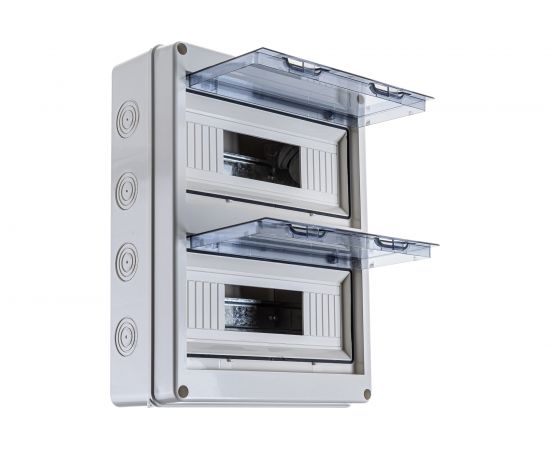 Распределительный навесной щит EKF ЩРн-П-24 IP65 пластиковый 354х272х109 pb65-n-pg-24 