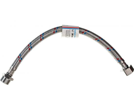 Подводка для воды TР-сантехника нержавеющая сталь, 30 см, в/н 26554 