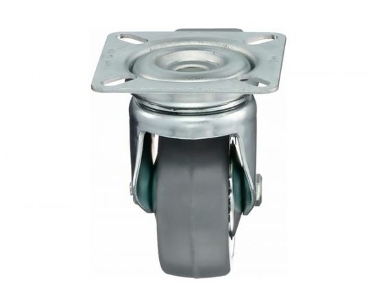 Колесо с вращающейся опорой, пластиной крепления и передним тормозом (60 мм; 50 кг) Tellure rota 378102 – изображение 12