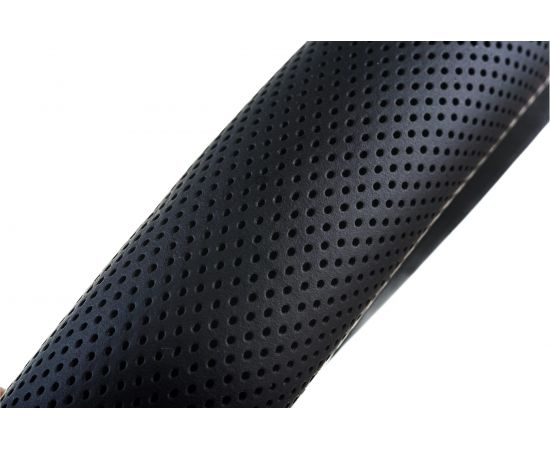 Оплетка SKYWAY Real-1 М, черная, натуральная кожа S01108001 – изображение 2