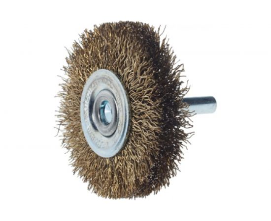 Кордщетка для дрели дисковая (латунь, 50х10 мм) JTC 5852 – изображение 2