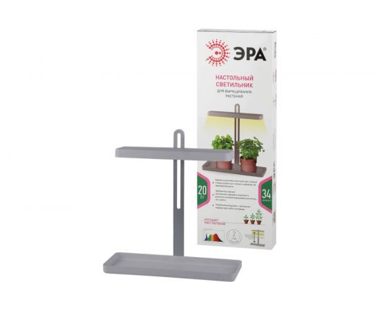 Настольный светильник полного спектра ЭРА FITO20WQLEDG Б0039035 – изображение 2