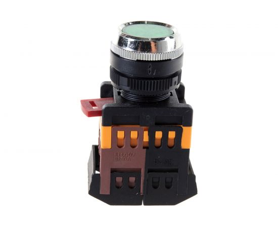 Кнопка ЭРА ABLFS-22 зеленый, d22мм, неон, 240В, 1з+1р, 10/400/6000 Б0045656 – изображение 2