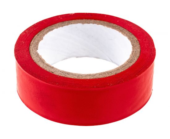 Изоляционная лента DolleX, 19 мм х 9,10 м, красная, ПВХ PVC, ET-1319RED – изображение 2