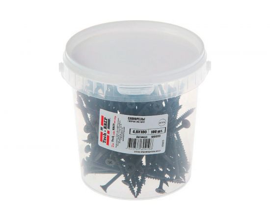 Саморез ШСГМ Tech-Krep 4,8х100 100 шт, ведро 100099 – изображение 2