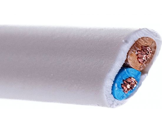 Провод ШВВП 2 х 0.5 белый 10м ГОСТок ГТ0975 – изображение 3