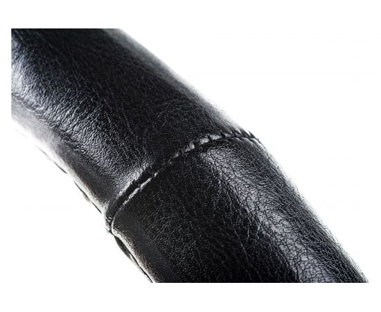 Оплетка руля AUTOPROFI натуральная кожа глянцевая ребристая М AP-765 BK M – изображение 3